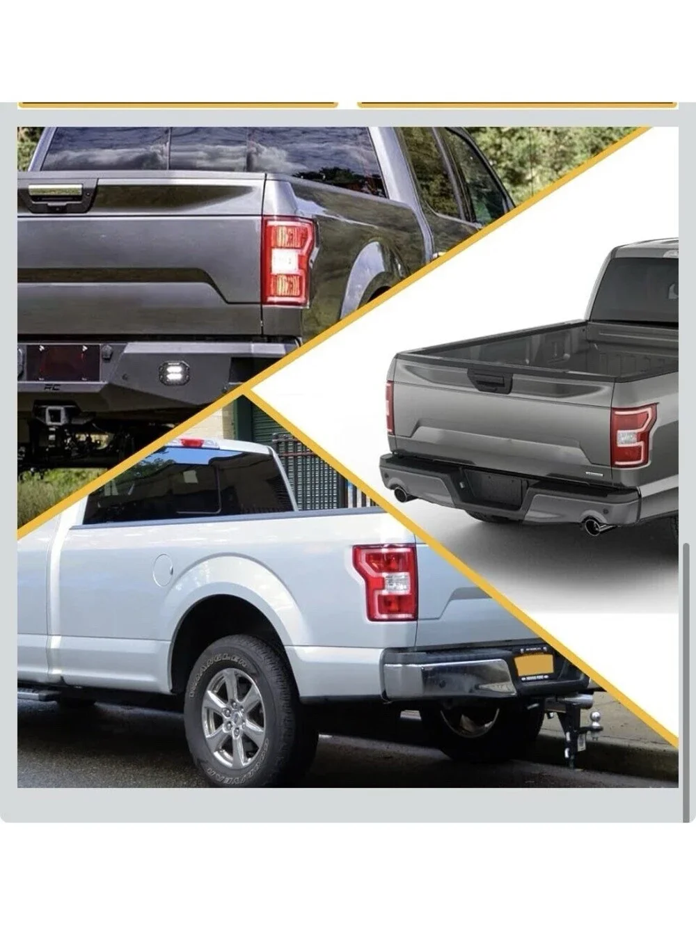 Boine F150 Tail Light Compatible With 2018 2019 2020 Ford F150 F-150 Right